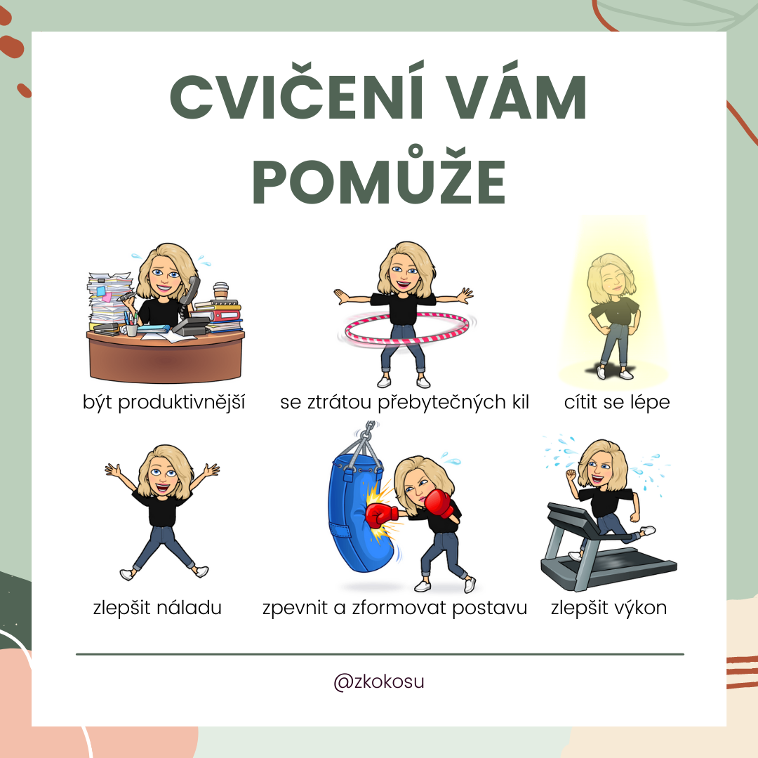 cvičení vám pomůže